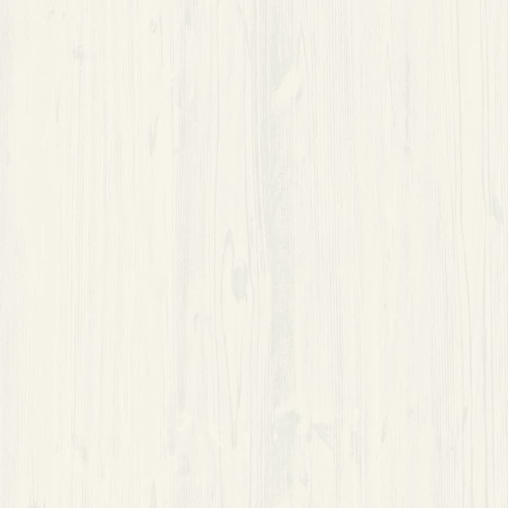 Bokhylle VIGO hvit 90x35x114,5 cm heltre furu vidaXL