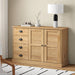 Skjenk med skuffer VIGO 113x40x75 cm heltre furu vidaXL