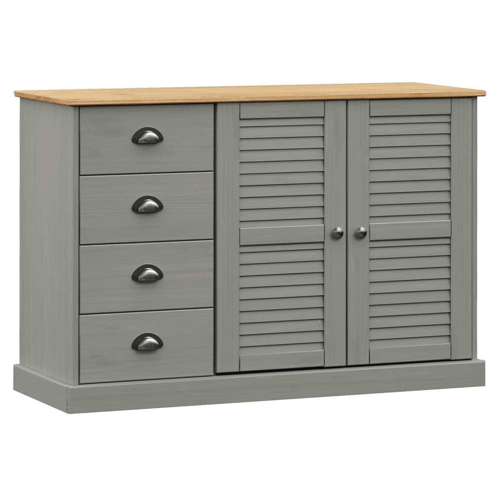 Skjenk med skuffer VIGO 113x40x75 cm heltre furu
