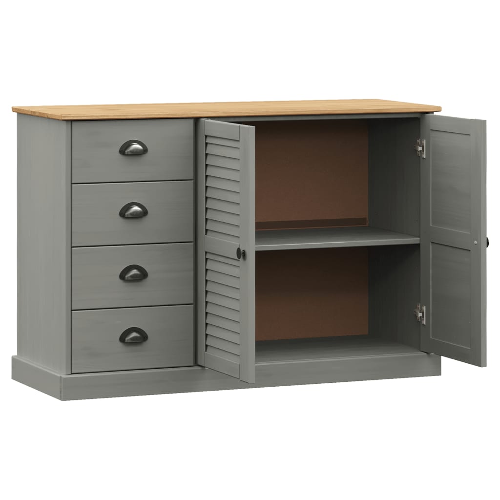 Skjenk med skuffer VIGO 113x40x75 cm heltre furu
