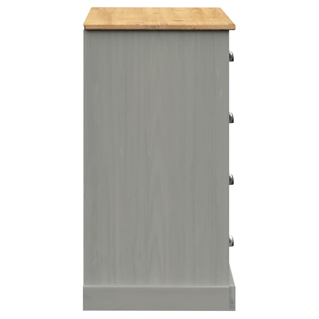 Skjenk med skuffer VIGO 113x40x75 cm heltre furu