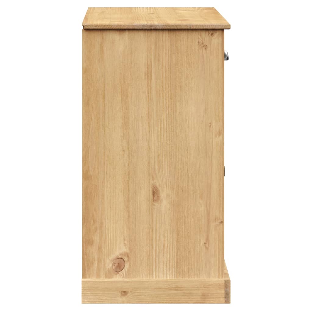 Skjenk med skuffer VIGO 113x40x75 cm heltre furu vidaXL