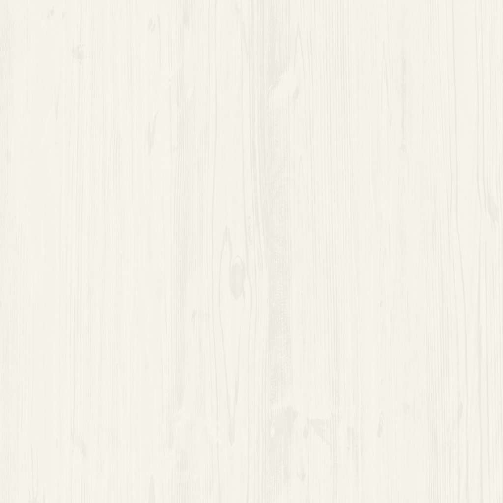 Bokhylle VIGO hvit 85x35x170 cm heltre furu