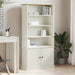 Bokhylle VIGO hvit 85x35x170 cm heltre furu