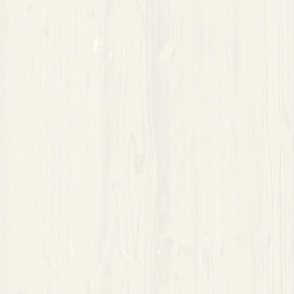 Skjenk med skuffer VIGO 78x40x75 cm hvit heltre furu vidaXL