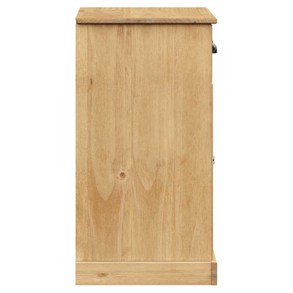Skjenk med skuffer VIGO 78x40x75 cm heltre furu vidaXL