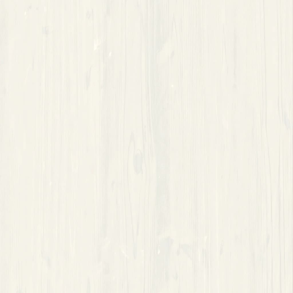 Skjenk med skuffer VIGO 78x40x75 cm hvit heltre furu vidaXL