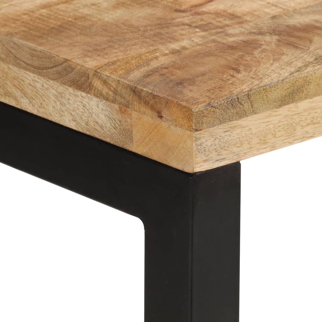 Konsollbord 110x35x76 cm grovt heltre mangotre
