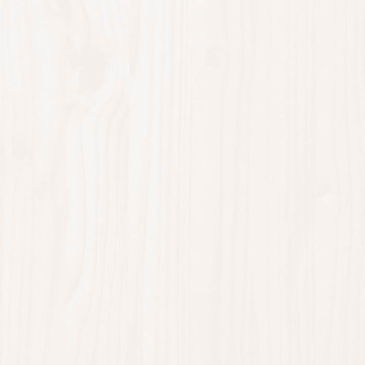 Veggmonterte skohyller 2 stk hvit 59x9x23 cm heltre furu