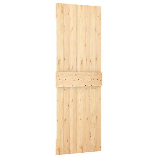Dør NARVIK Naturlig 70 x 210 cm Massiv Furu Tre