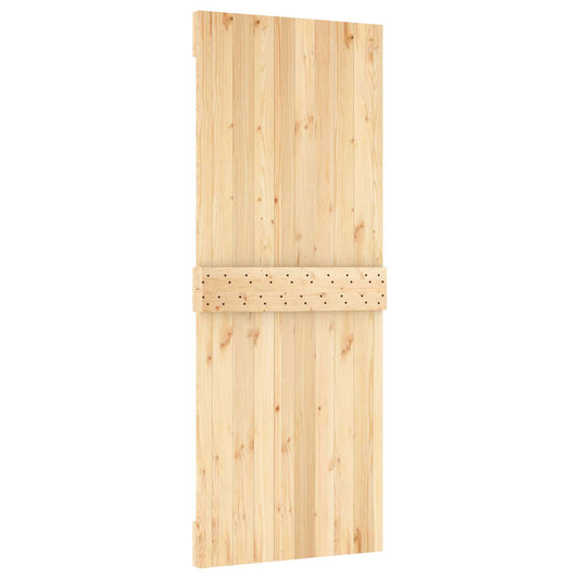 Dør NARVIK Naturlig 80 x 210 cm Massiv Furu Tre