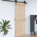 Dør NARVIK Naturlig 95 x 210 cm Massiv Furu Tre