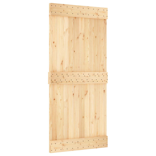 Dør NARVIK Naturlig 95 x 210 cm Massiv Furu Tre