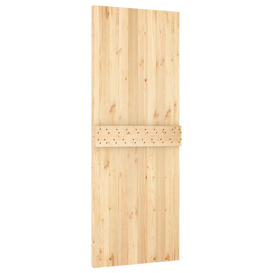 Dør NARVIK Naturlig 80 x 210 cm Massiv Furu Tre