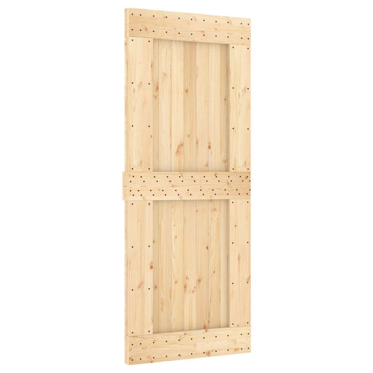 Dør NARVIK Naturlig 85 x 210 cm Massiv Furu Tre