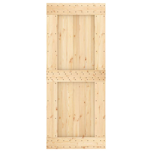Dør NARVIK Naturlig 85 x 210 cm Massiv Furu Tre