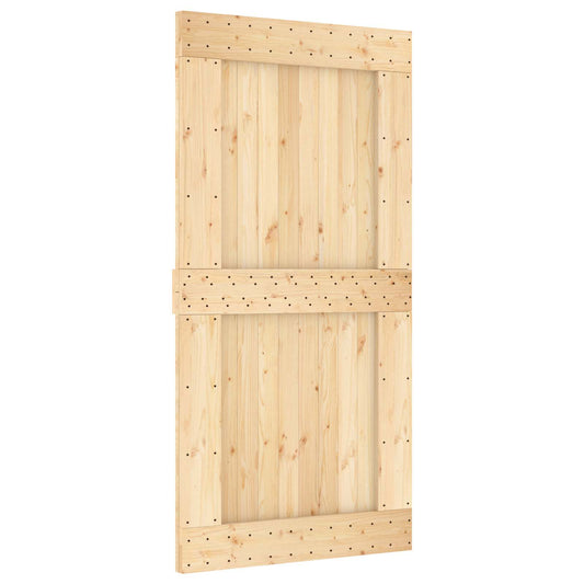 Dør NARVIK Naturlig 100 x 210 cm Massiv Furu Tre