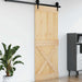 Dør NARVIK Naturlig 90 x 210 cm Massiv Furu Tre