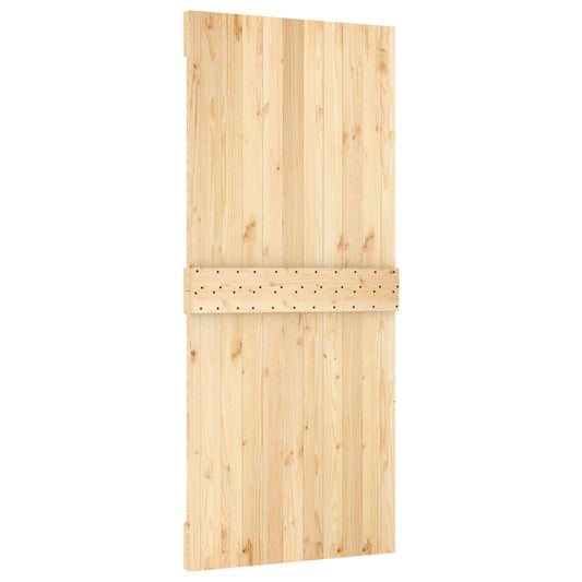 Dør NARVIK Naturlig 90 x 210 cm Massiv Furu Tre