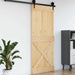 Dør NARVIK Naturlig 95 x 210 cm Massiv Furu Tre