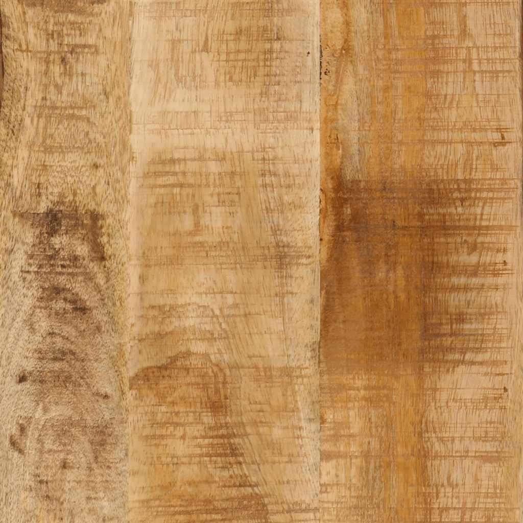 Skrivebord 165x110x77 cm heltre mango og jern