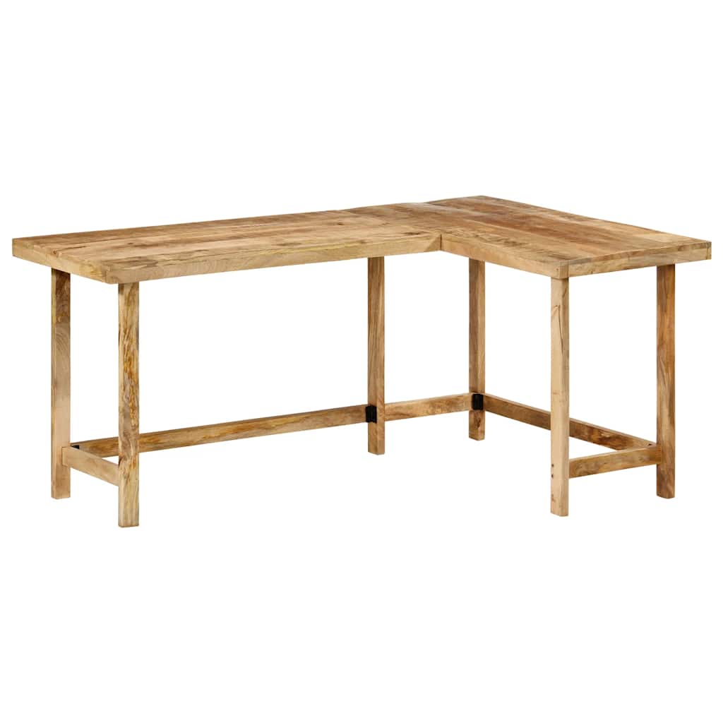 Skrivebord 165x110x75 cm heltre mango