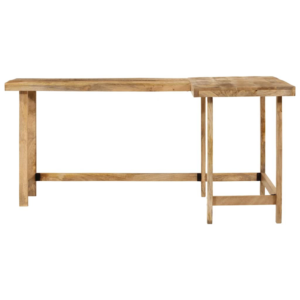 Skrivebord 165x110x75 cm heltre mango