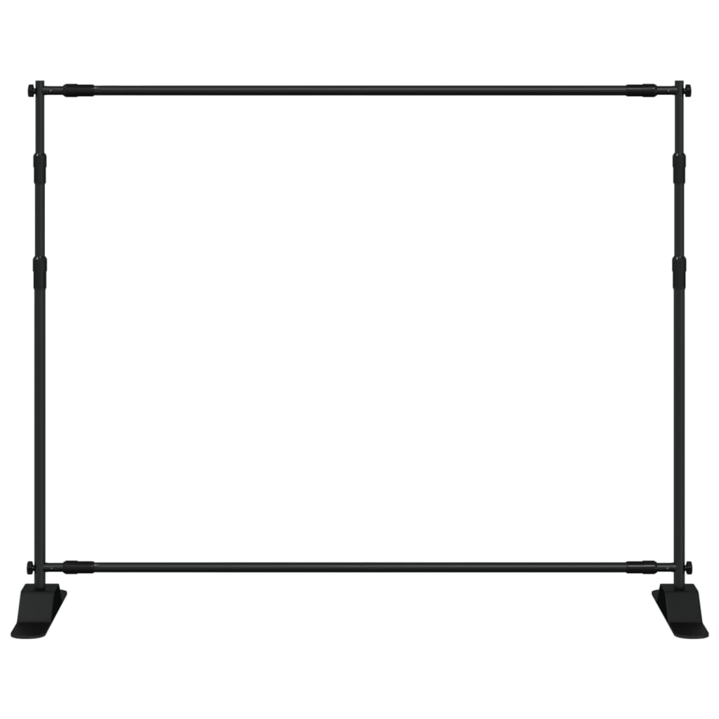 Bakgrunnsstativer 2 stk svart 254x243 cm stål