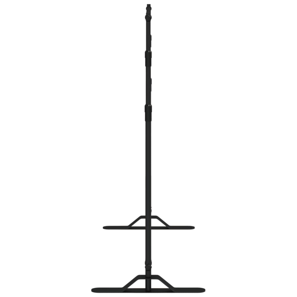 Bakgrunnsstativer 2 stk svart 254x243 cm stål