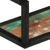 Vegghyller 2 stk 110x17x17 cm gjenvunnet heltre og jern