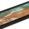 Vegghyller 2 stk 110x17x17 cm gjenvunnet heltre og jern
