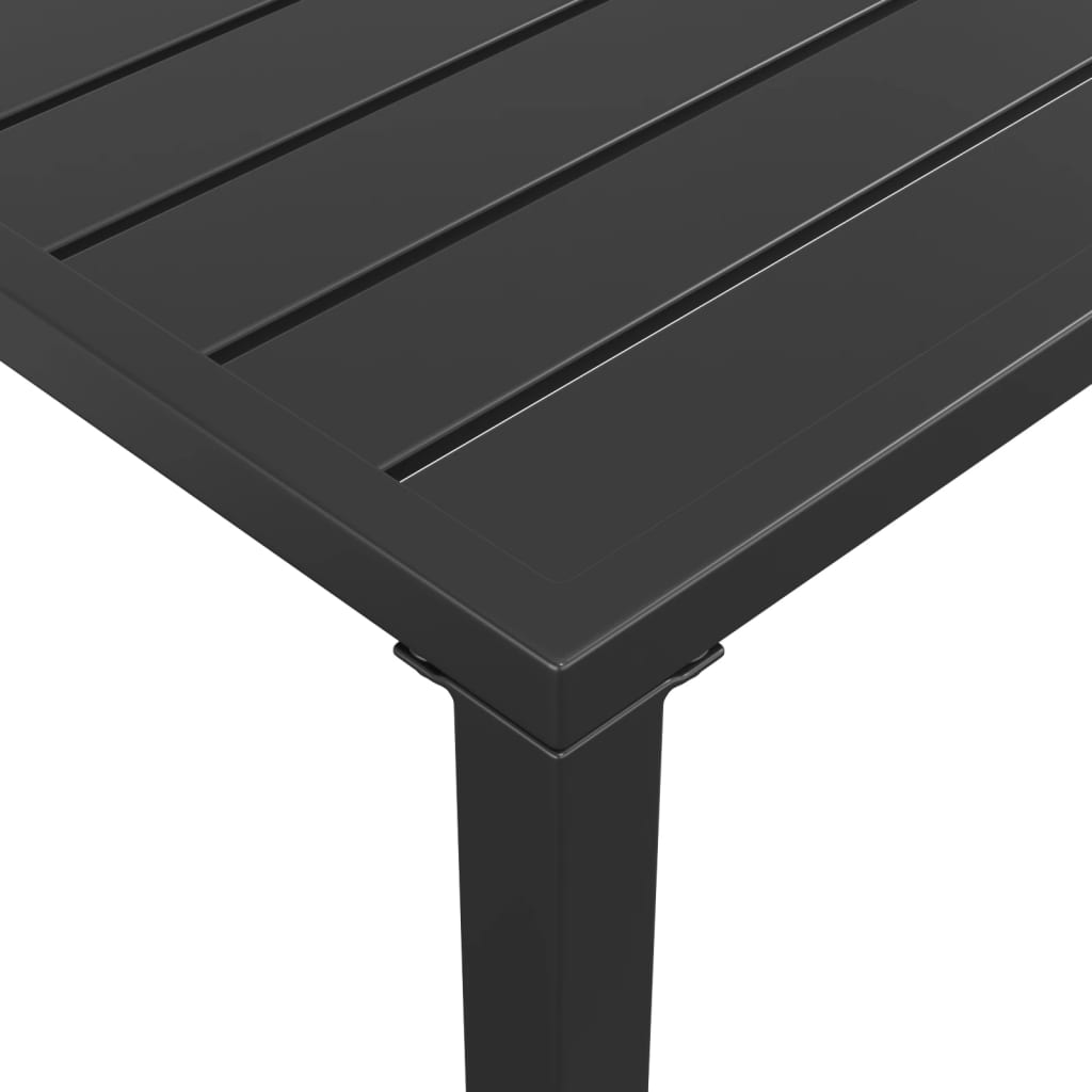 Hagebord antrasitt 110x54x70 cm stål vidaXL