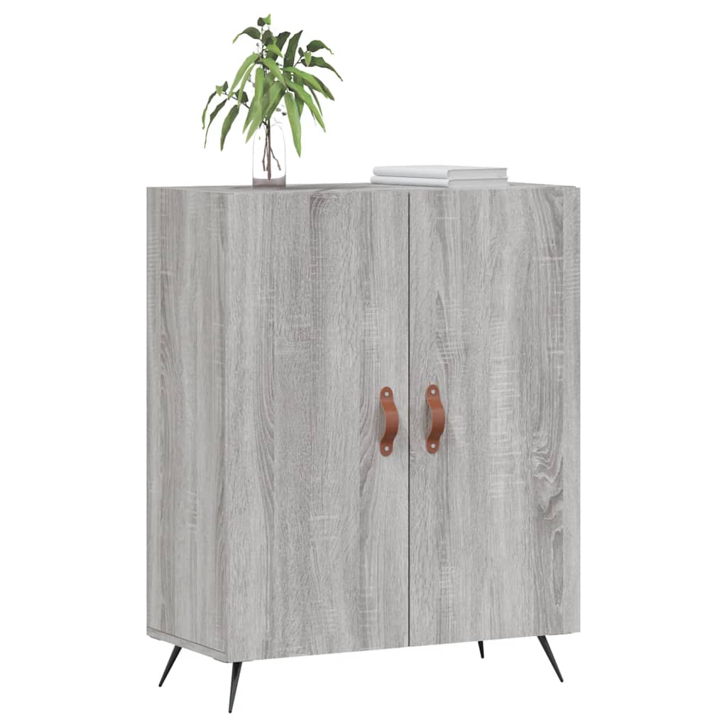 Skjenk grå sonoma 69,5x34x90 cm konstruert tre