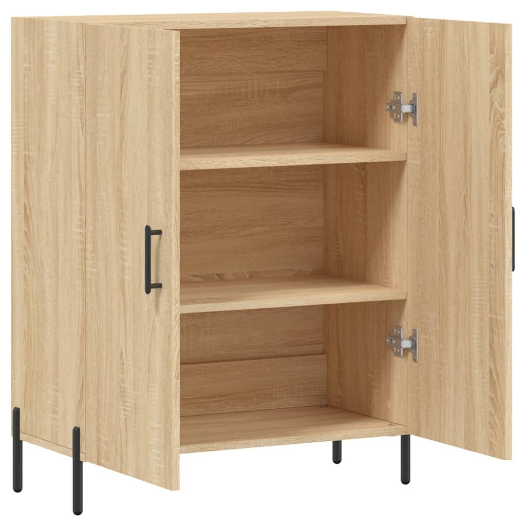 Skjenk sonoma eik 69,5x34x90 cm konstruert tre