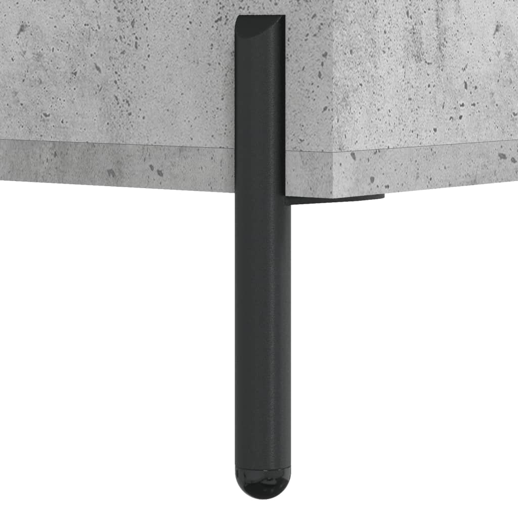 Skjenk betonggrå 69,5x34x90 cm konstruert tre vidaXL