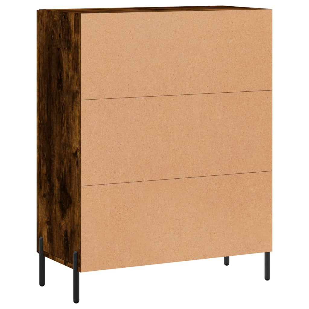 Skjenk røkt eik 69,5x34x90 cm konstruert tre