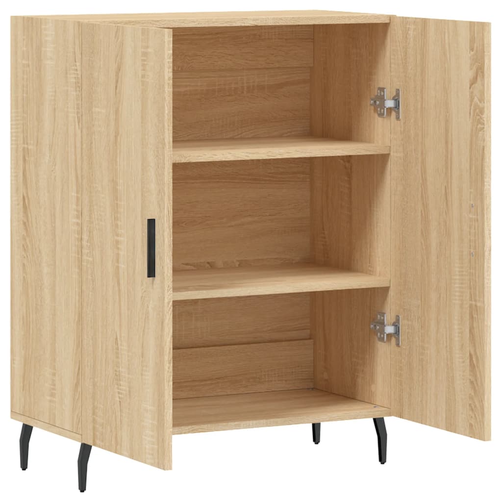 Skjenk sonoma eik 69,5x34x90 cm konstruert tre