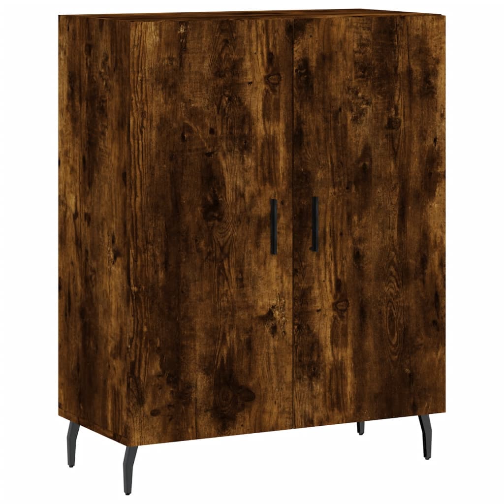 Skjenk røkt eik 69,5x34x90 cm konstruert tre