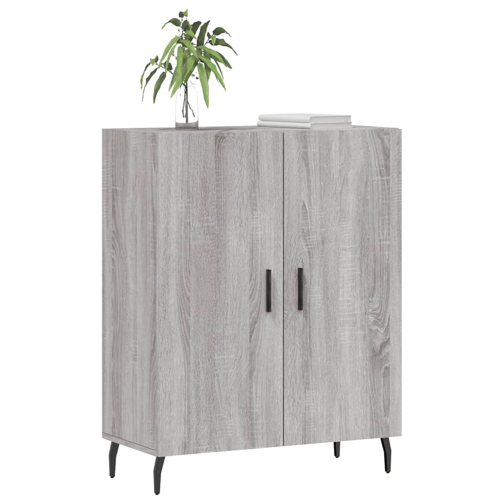 Skjenk grå sonoma 69,5x34x90 cm konstruert tre vidaXL