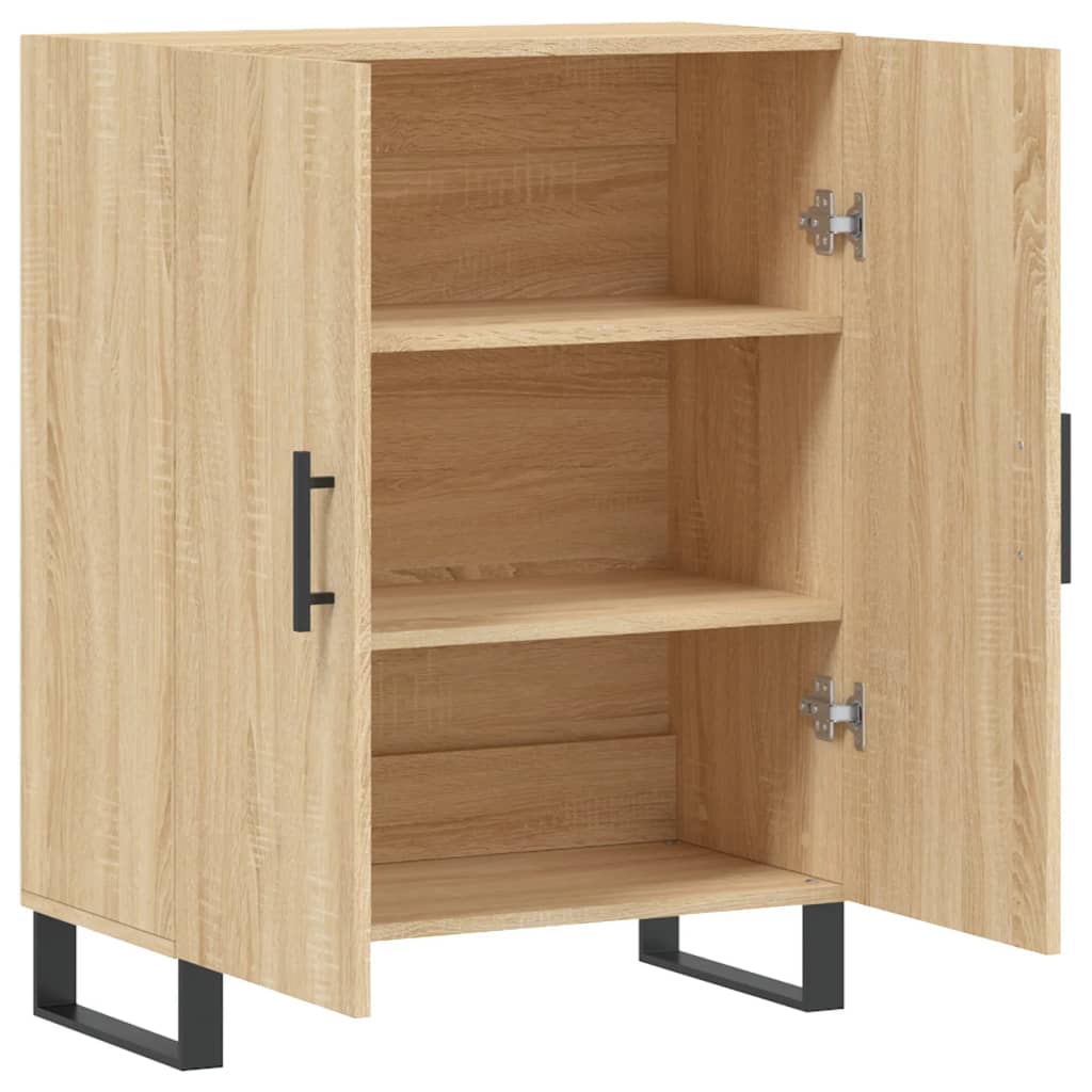 Skjenk sonoma eik 69,5x34x90 cm konstruert tre