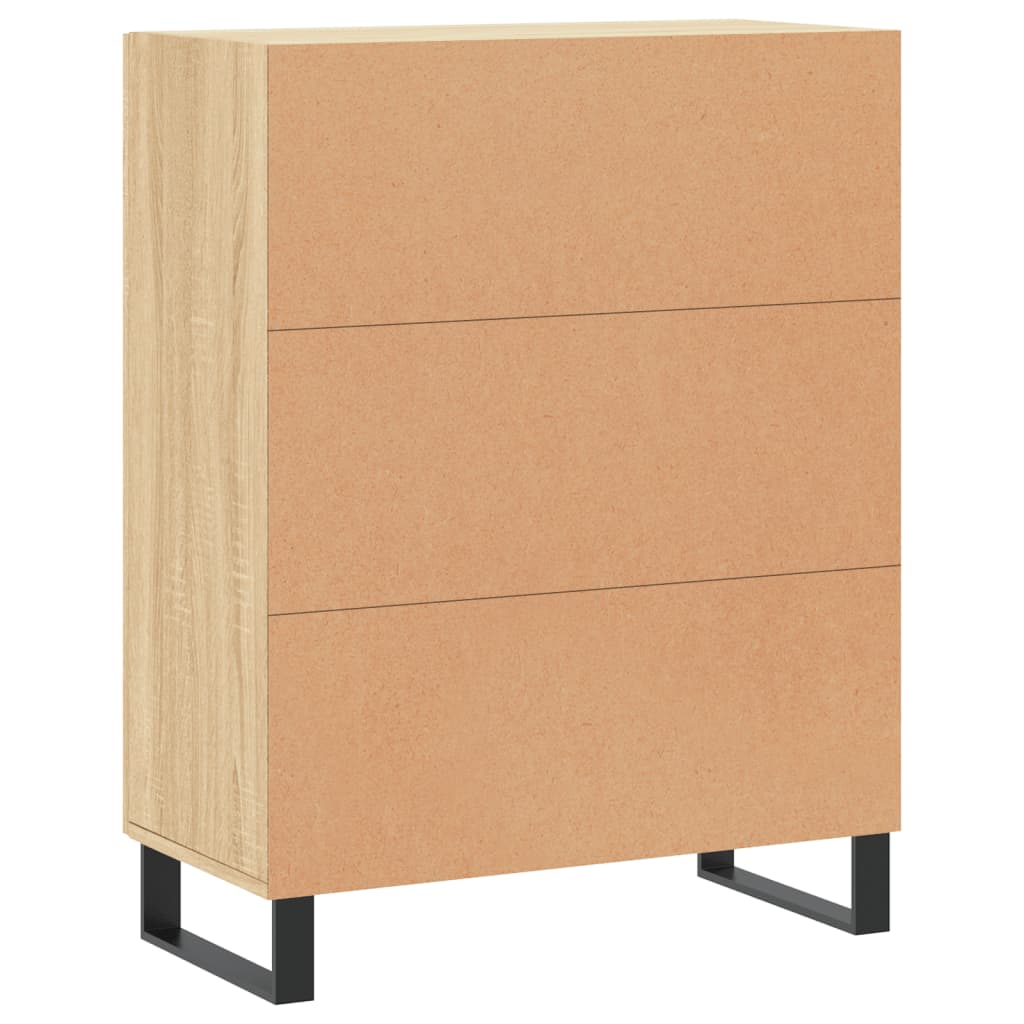 Skjenk sonoma eik 69,5x34x90 cm konstruert tre
