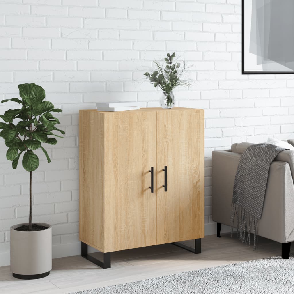 Skjenk sonoma eik 69,5x34x90 cm konstruert tre