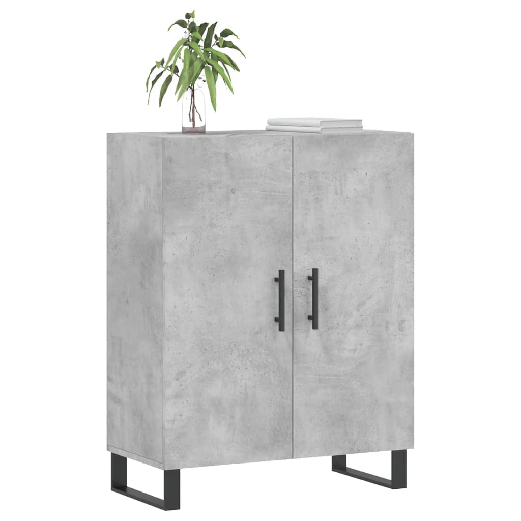 Skjenk betonggrå 69,5x34x90 cm konstruert tre