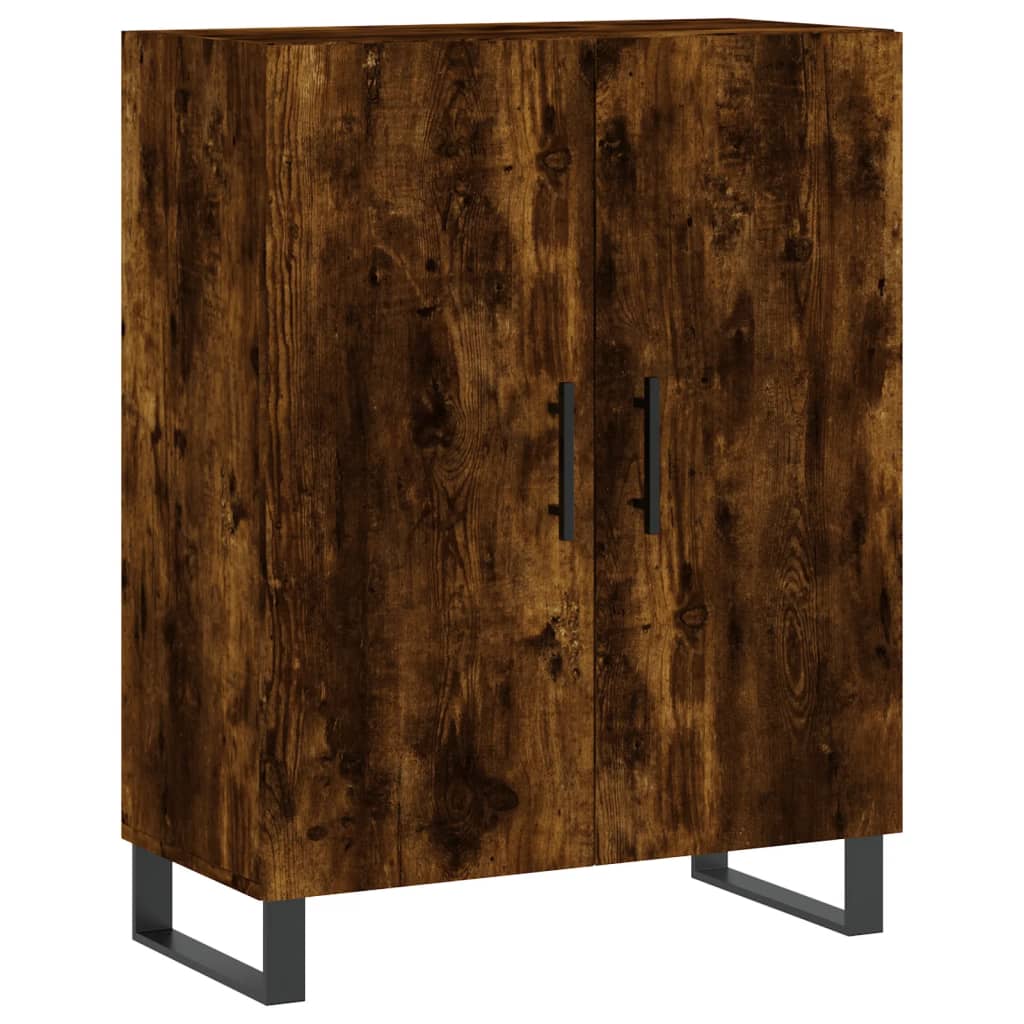 Skjenk røkt eik 69,5x34x90 cm konstruert tre