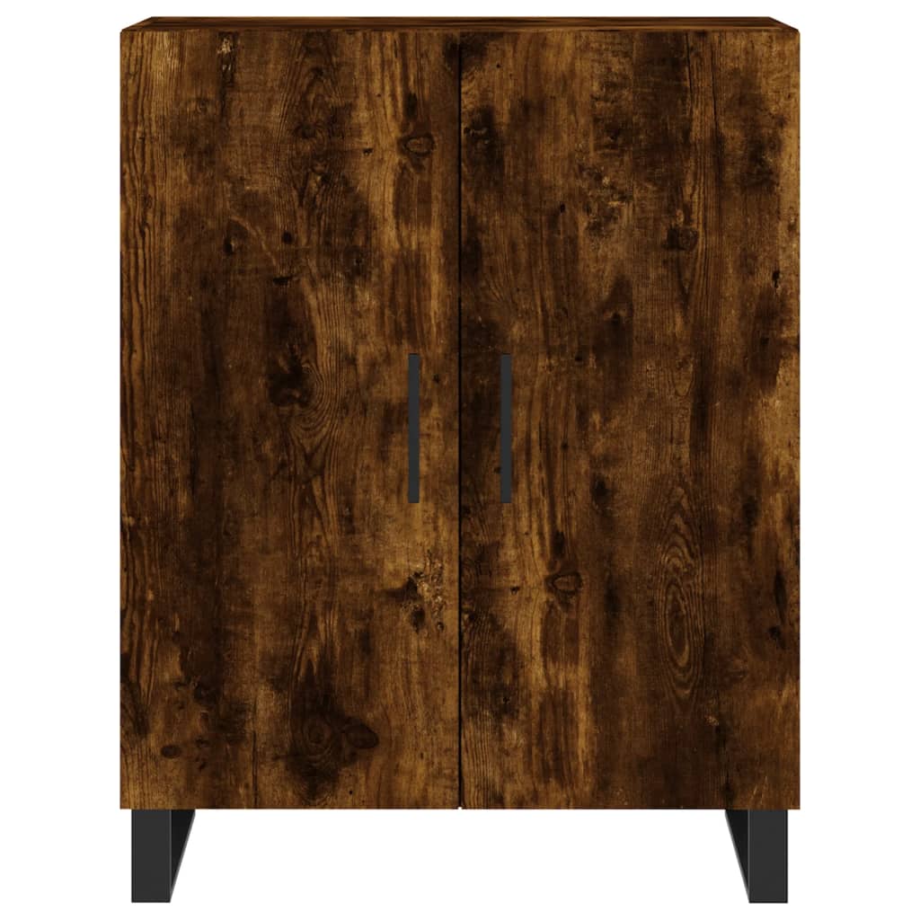 Skjenk røkt eik 69,5x34x90 cm konstruert tre