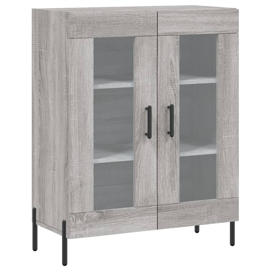 Skjenk grå sonoma 69,5x34x90 cm konstruert tre vidaXL