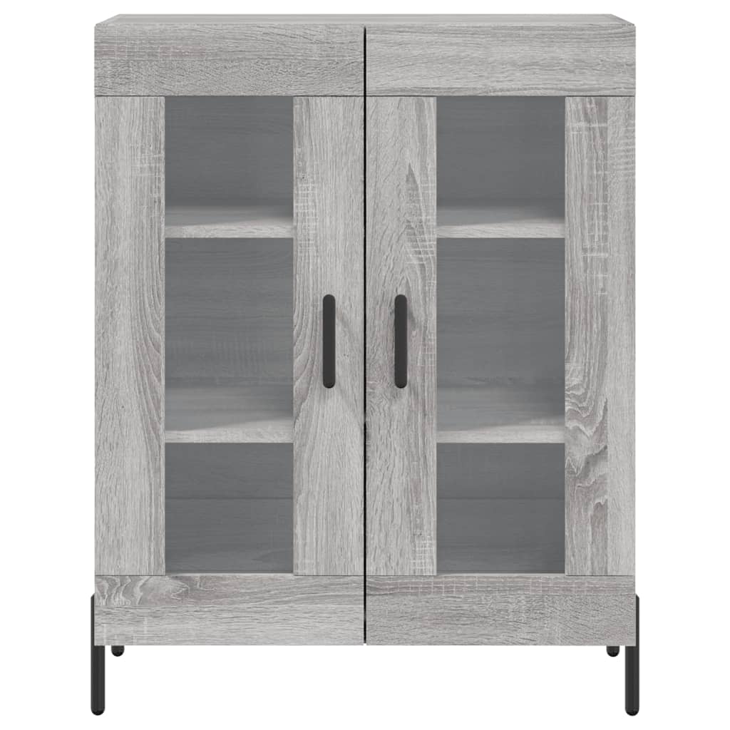 Skjenk grå sonoma 69,5x34x90 cm konstruert tre vidaXL