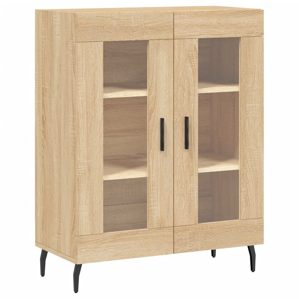 Skjenk sonoma eik 69,5x34x90 cm konstruert tre