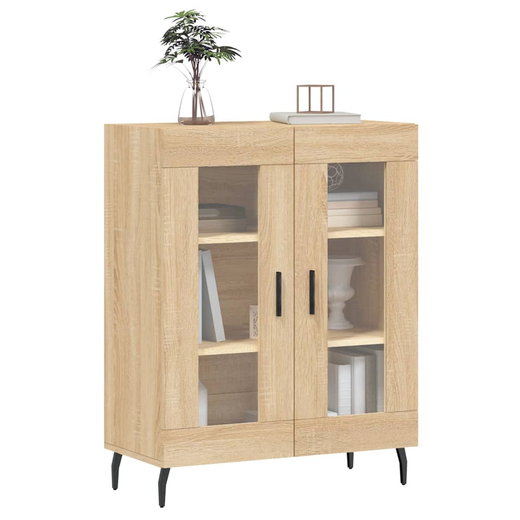 Skjenk sonoma eik 69,5x34x90 cm konstruert tre