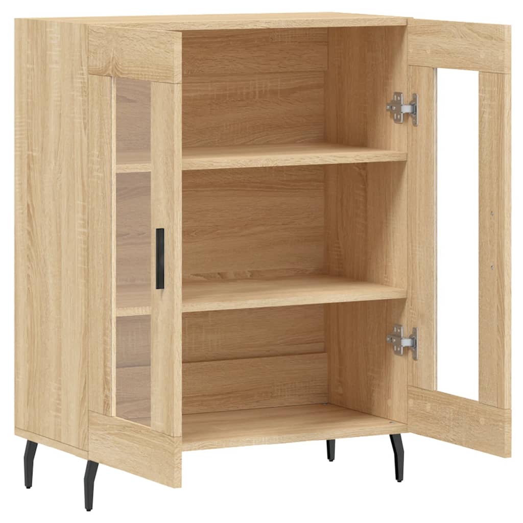 Skjenk sonoma eik 69,5x34x90 cm konstruert tre